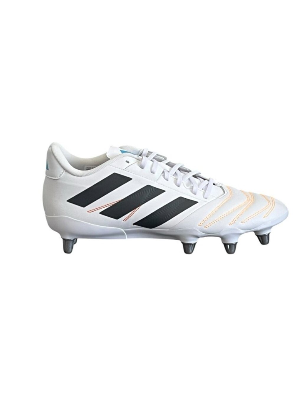 adidas Kakari Elite SG Rugby Cleats Metal White Soft Ground Men's 12.5 JP8800